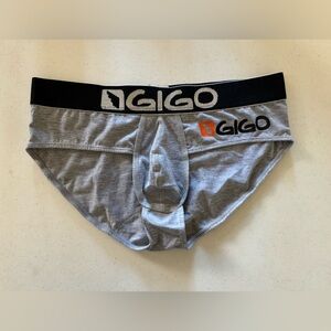 NWT GIGO BRIEF WITH LOGO SIZE XL